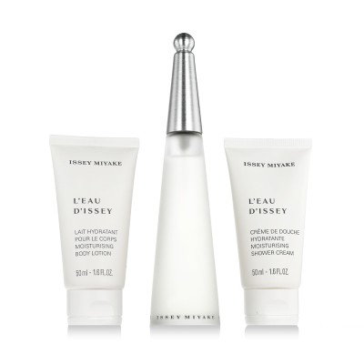 Issey Miyake L'Eau d'Issey EDT 50 ml + SC 50 ml + BL 50 ml – kvepalų rinkinys moterims