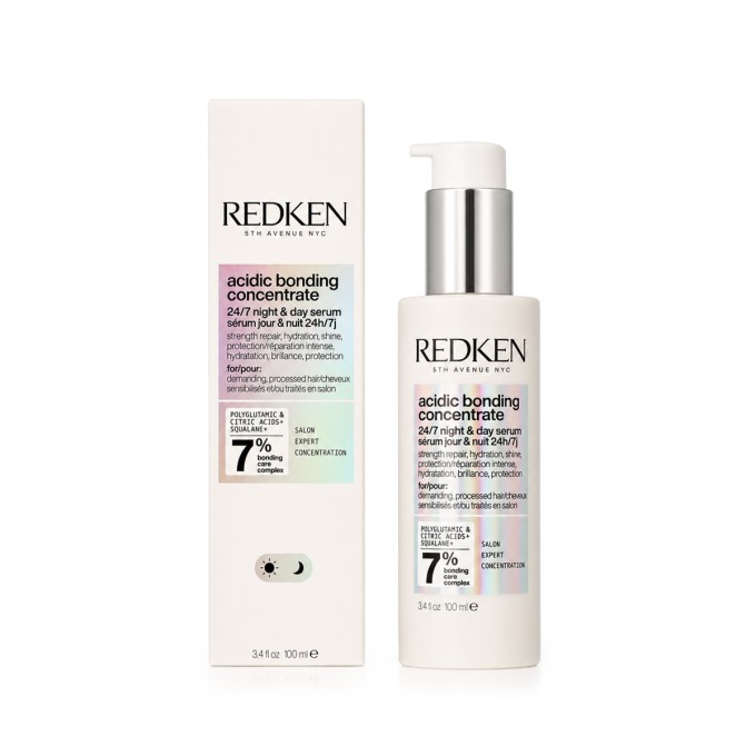 Redken Acidic Bonding Concentrate 24/7 Night & Day atkuriamasis serumas, 100 ml