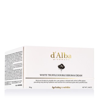 d'Alba White Truffle Double Serum & veido kremas, 70 g