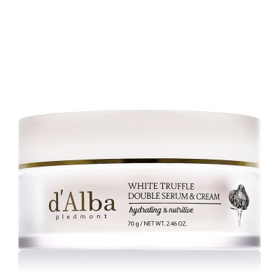 d'Alba White Truffle Double Serum & veido kremas, 70 g