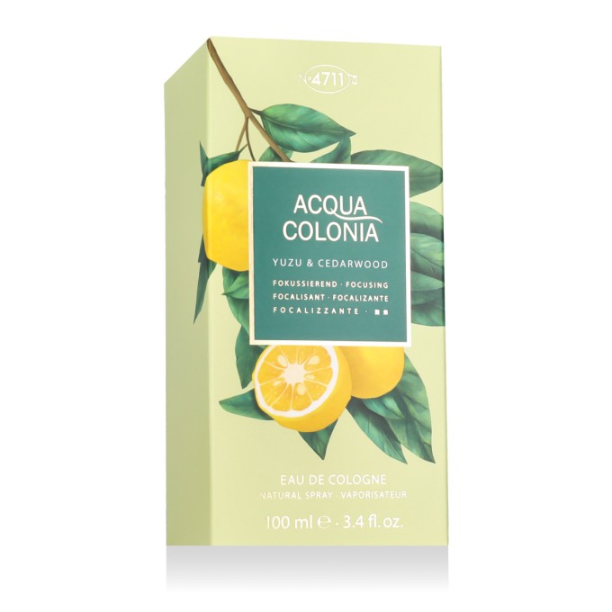 4711 Acqua Colonia Yuzu & Cedarwood EDC kvepalai unisex, 100 ml