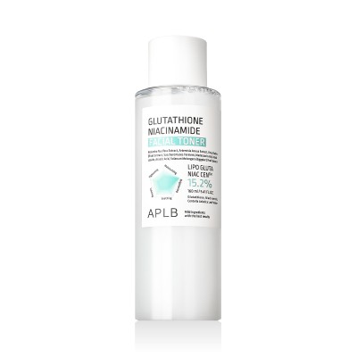 APLB Glutathione Niacinamide Facial šviesinamasis veido tonikas, 160 ml