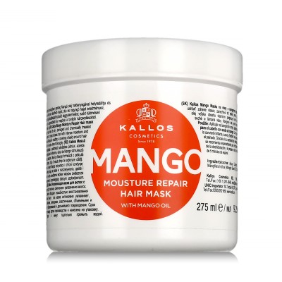 Kallos Cosmetics Mango Moisture Repair kaukė pažeistiems plaukams, 275 ml