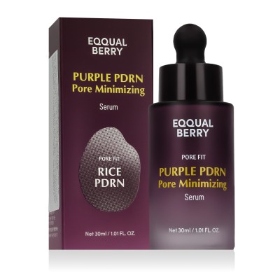 Eqqualberry Purple PDRN Pore Minimizing veido serumas, 30 ml