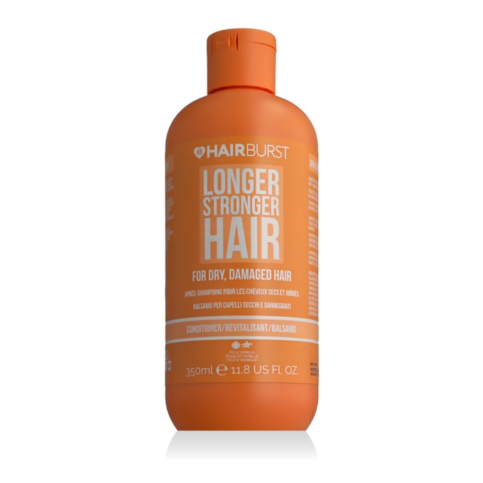 HAIRBURST Longer Stronger Hair For Dry, Damaged Hair kondicionierius pažeistiems plaukams, 350 ml