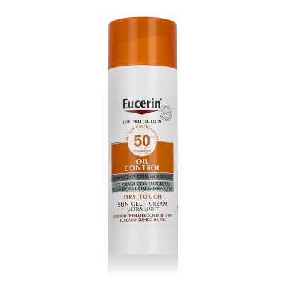 Eucerin Sun Protection Oil Control Sun Gel- SPF 50+ veido kremas su SPF, 50 ml