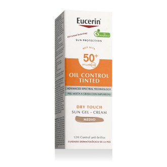 Eucerin Sun Protection Oil Control Tinted Sun Gel-Cream SPF 50+ (Medium) 50 ml 2