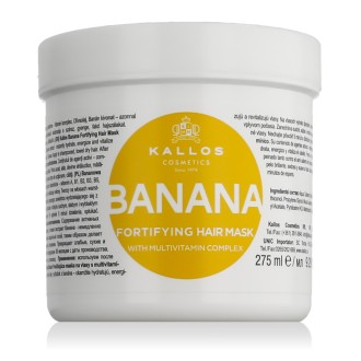 Kallos Cosmetics Banana Fortifying plaukų kaukė, 275 ml