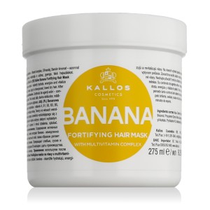 Kallos Cosmetics Banana Fortifying plaukų kaukė, 275 ml