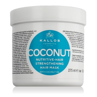 Kallos Cosmetics Coconut kaukė pažeistiems plaukams, 275 ml