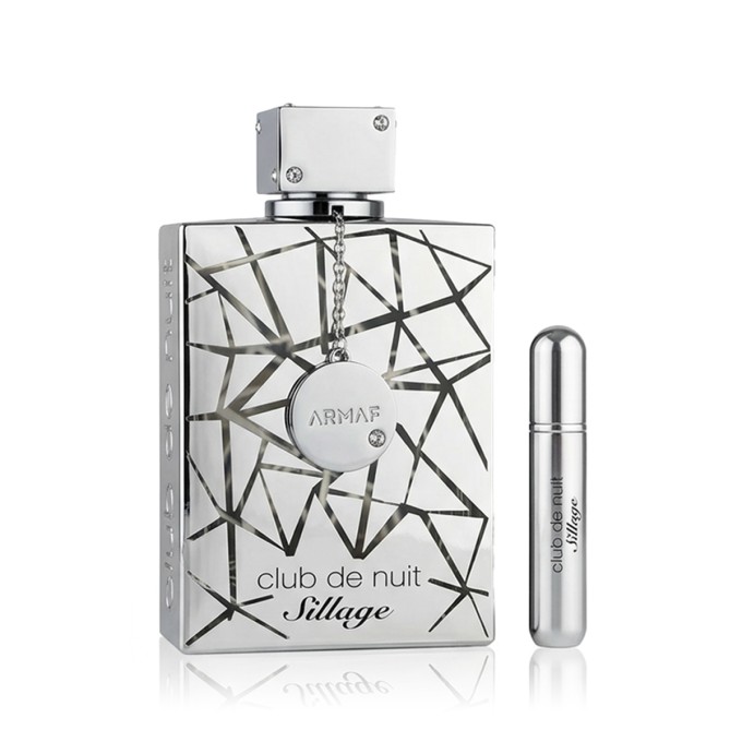 Armaf Club de Nuit Sillage EDP 250 ml + Pocket Spray Refillable 5 ml – unisex kvepalų rinkinys