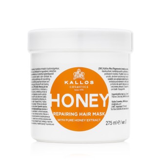 Kallos Cosmetics Honey Repairing kaukė pažeistiems plaukams, 275 ml