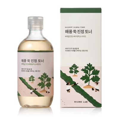 ROUND LAB Mugwort Calming drėkinamasis veido tonikas, 300 ml