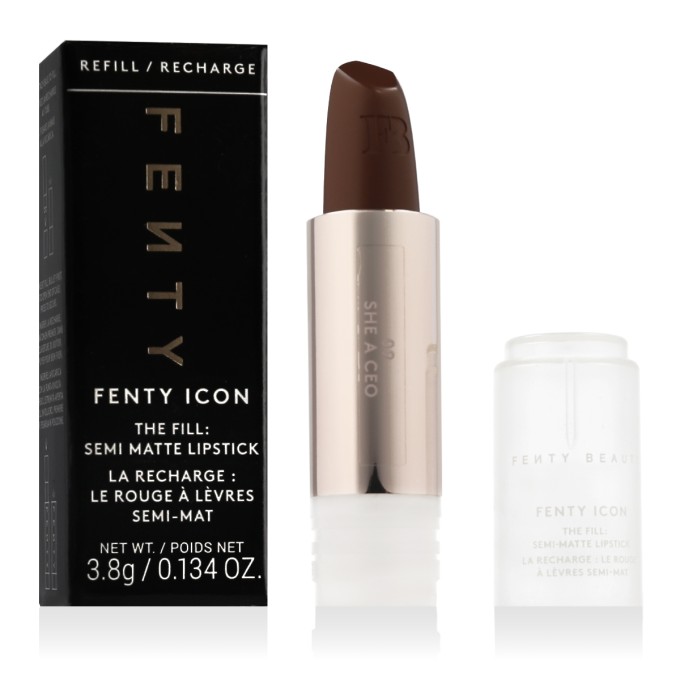 Fenty Beauty Fenty Icon The Fill: Semi Matte (09 She a CEO) lūpų dažai, 3.8 g