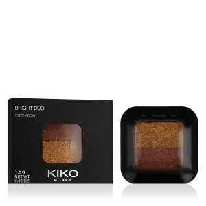 KIKO MILANO Bright Duo (14 Orange Gold/Copper) akių šešėliai, 1.8 g