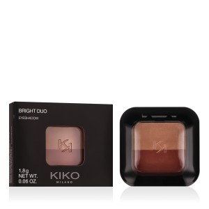 KIKO MILANO Bright Duo (03 Peach/Brick) akių šešėliai, 1.8 g