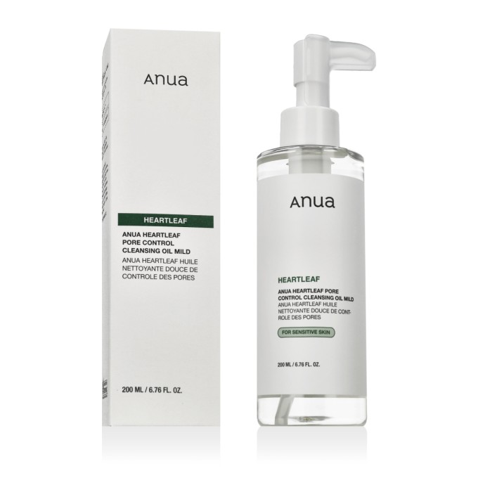 Anua Heartleaf Pore Control Mild valomasis aliejus, 200 ml
