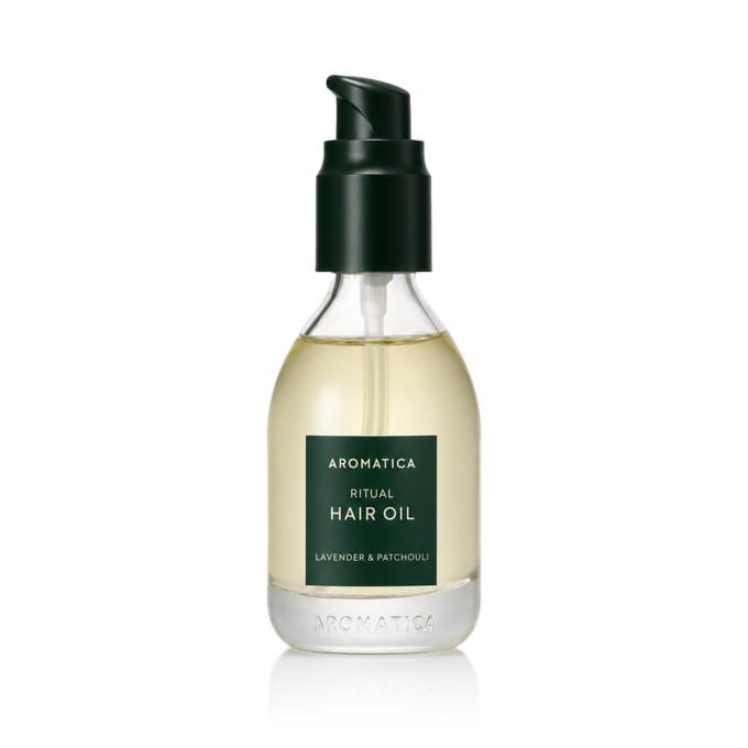 Aromatica Ritual Hair Lavender & Patchouli drėkinamasis plaukų aliejus, 50 ml