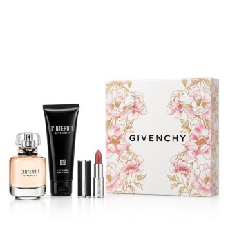 Givenchy L'Interdit EDP 50 ml + BL 75 ml + Lipstick 1.5 g – kvepalų rinkinys moterims