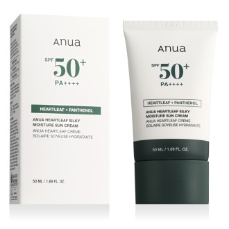 Anua Heartleaf Moisture Sun SPF 50+ PA++++ veido kremas su SPF, 50 ml