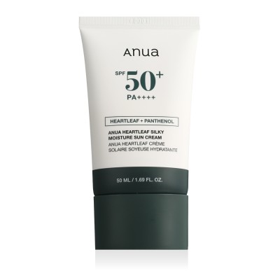 Anua Heartleaf Moisture Sun SPF 50+ PA++++ veido kremas su SPF, 50 ml