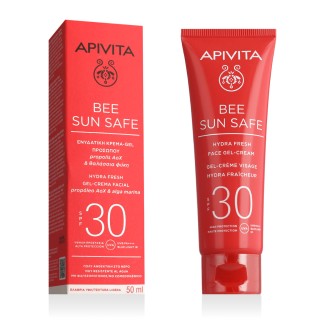 Apivita Bee Sun Safe Hydra Fresh Face Gel - SPF 30 drėkinamasis kremas su SPF, 50 ml