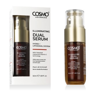 COSMO ADVANCED Iluminating Dual drėkinamasis serumas, 50 ml