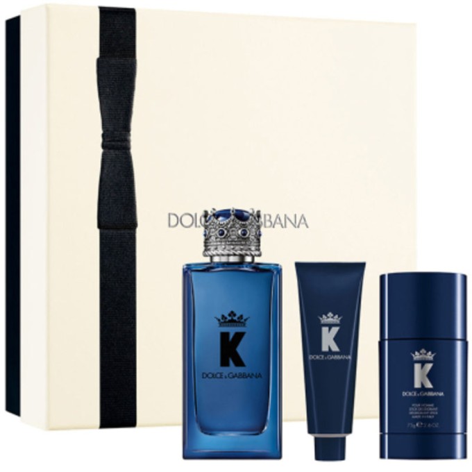 Dolce & Gabbana K pour Homme EDP 100 ml + DST 75 g + SG 50 ml – rinkinys vyrams