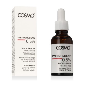 COSMO ADVANCED 0.5% Pterostilbene + Ferulic Acid veido serumas, 30 ml