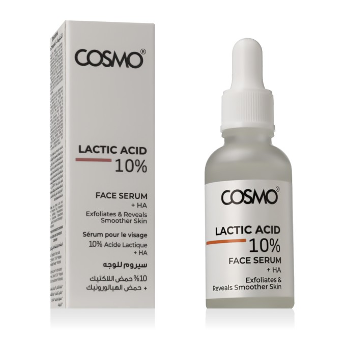 COSMO ADVANCED Lactic Acid 10% + Ha veido serumas, 30 ml