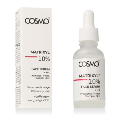 COSMO ADVANCED Matrixyl 10% + Ha Face senėjimą stabdantis serumas, 30 ml