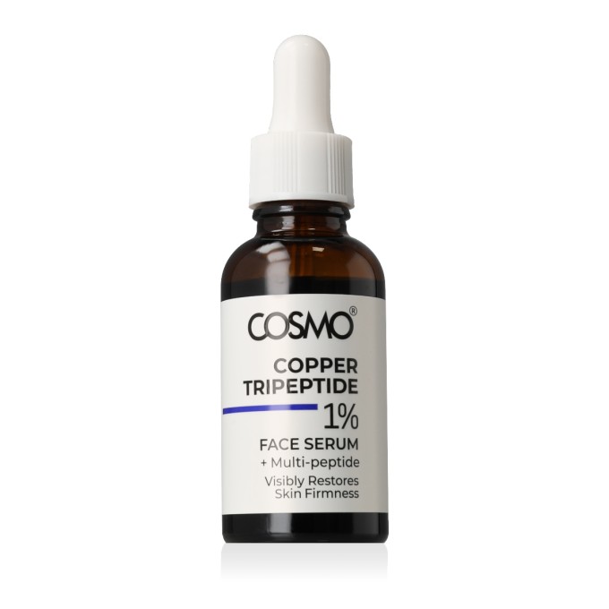 COSMO ADVANCED 1% Copper Tripeptide + Multi-peptide Face senėjimą stabdantis serumas, 30 ml