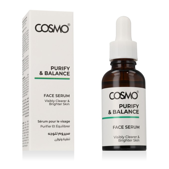 COSMO ADVANCED Purify & Balance Face senėjimą stabdantis serumas, 30 ml