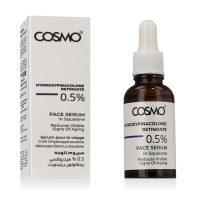 COSMO ADVANCED 0.5% Hydroxypinacolone Retinoate Face senėjimą stabdantis serumas, 30 ml