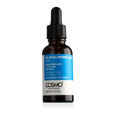 COSMO ADVANCED Hyaluronic Acid 2% + B5 veido serumas, 30 ml