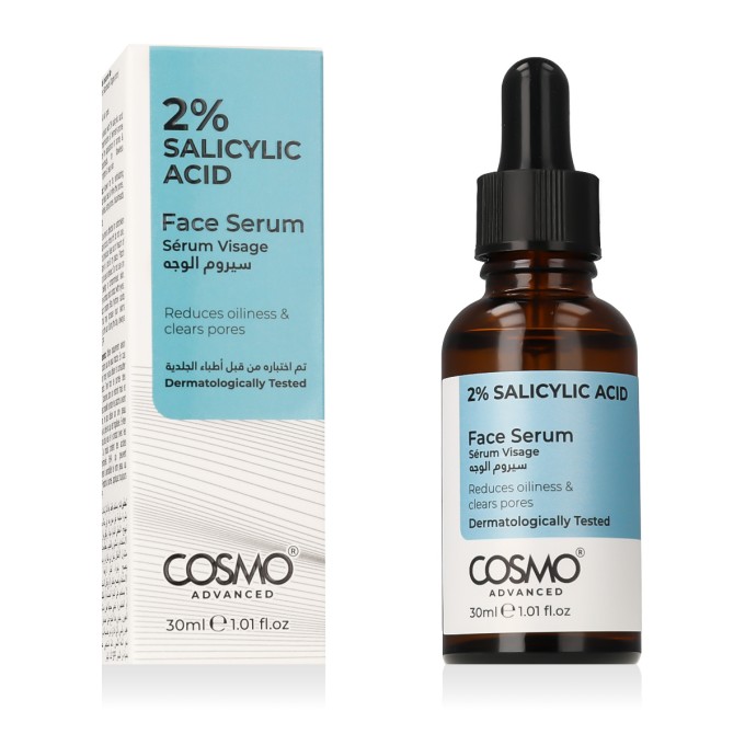 COSMO ADVANCED 2% Salicylic Acid veido serumas, 30 ml