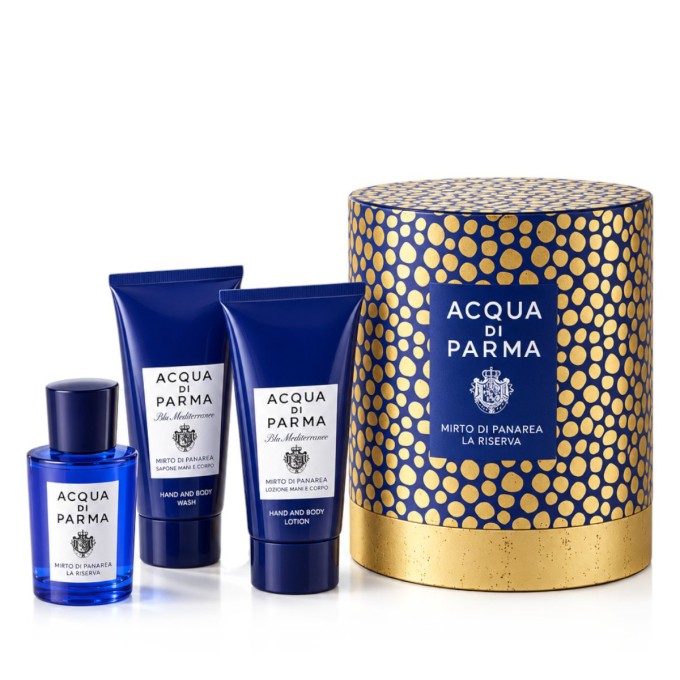 Acqua Di Parma Mirto di Panarea La Riserva EDP 50 ml + SG 75 ml + BC 75 ml – rinkinys unisex