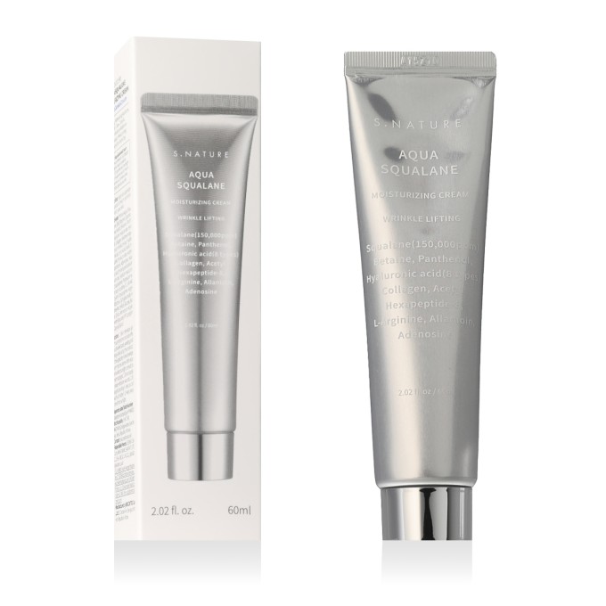 S.Nature Aqua Squalane Moisturizing veido kremas, 60 ml
