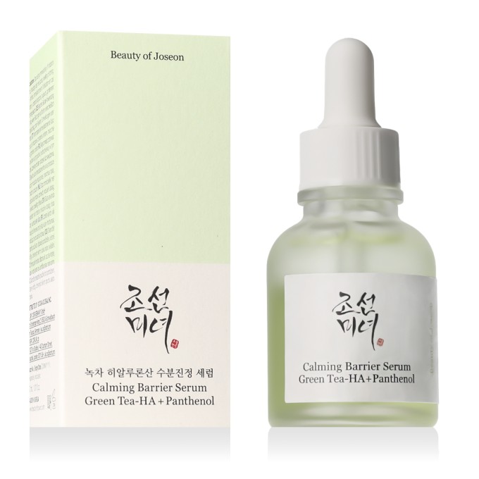 Beauty of Joseon Calming Barrier Green Tea-HA™ + Panthenol raminantis serumas, 30 ml
