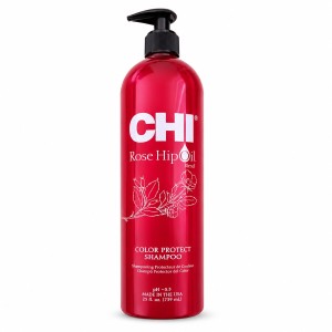 Farouk Systems CHI Rose Hip Color Protect dažytų plaukų apsauginis šampūnas, 739 ml