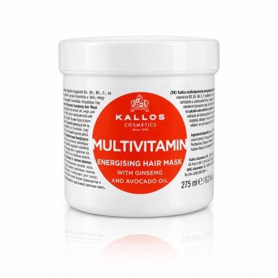 Kallos Cosmetics Multivitamin Energising plaukų kaukė, 275 ml