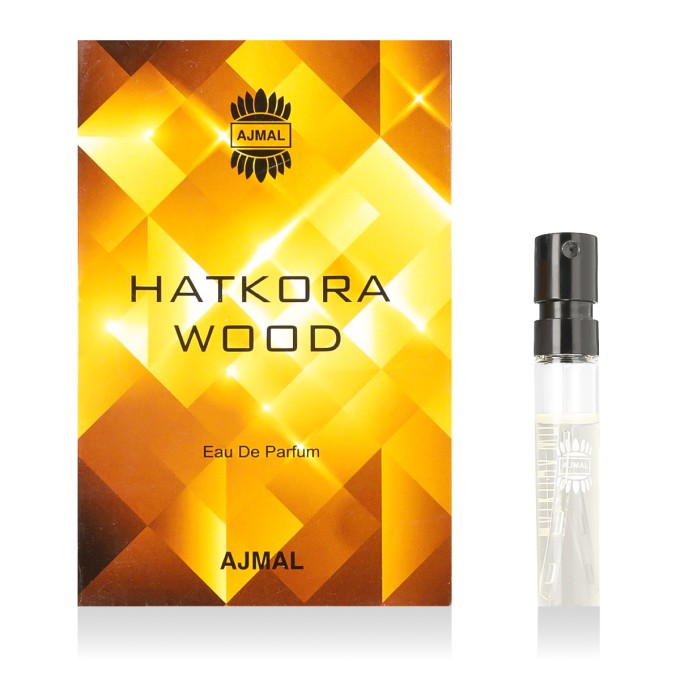 Ajmal Hatkora Wood EDP kvepalų mėginukas unisex, 1.5 ml