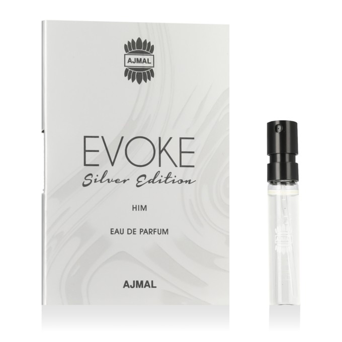 Ajmal Evoke Silver for Him EDP kvepalų mėginukas vyrams, 1.5 ml