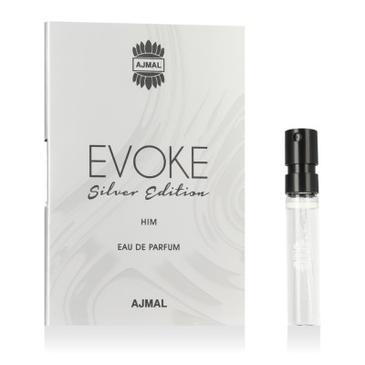 Ajmal Evoke Silver for Him EDP kvepalų mėginukas vyrams, 1.5 ml