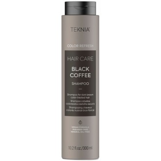 Lakme Teknia Color Refresh Black Coffee Shampoo - tamsią spalvą paryškinantis šampūnas, 300 ml