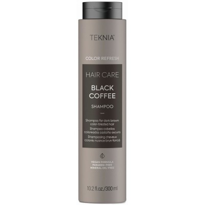 Lakme Teknia Color Refresh Black Coffee Shampoo - tamsią spalvą paryškinantis šampūnas, 300 ml