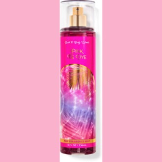 Bath & Body Works Pink Tie Dye kūno dulksna, 236 ml