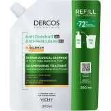 Vichy Dercos Anti Dandruff Dry Hair Shampoo Refill - papildymas, 390 ml