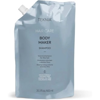 Lakmé Teknia Body Maker Shampoo Refill - Apimties suteikiančio šampūno papildymas, 600 ml