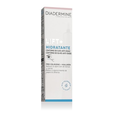 Diadermine Laboratoires Lift+ Hydra Lifting Anti-Age Eye paakių kremas nuo raukšlių, 15 ml